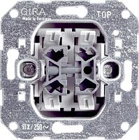 Переключатель без накладки без рамки Gira System55 2-кл. проходной картинка